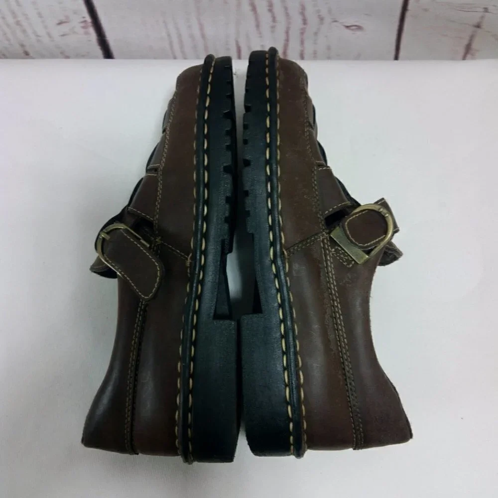Original Outback Rugged Brown Leather Sandals shoe